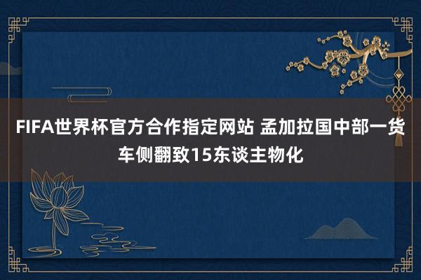 FIFA世界杯官方合作指定网站 孟加拉国中部一货车侧翻致15东谈主物化